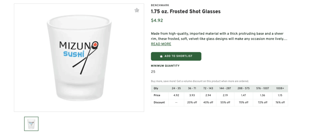 Barware Frosted Glass Cup