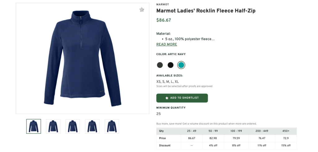 Marmot Ladies' Rocklin Fleece