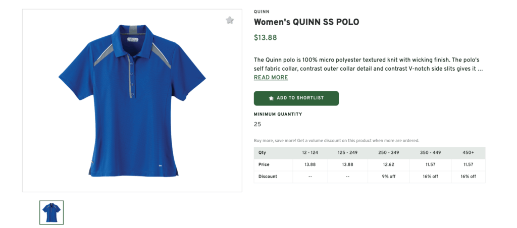 Women's QUINN SS POLO