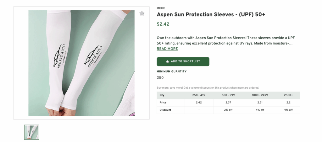 Aspen Sun Protection Sleeves
