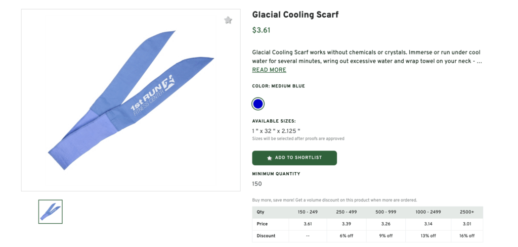 Glacial Cooling Scarf
