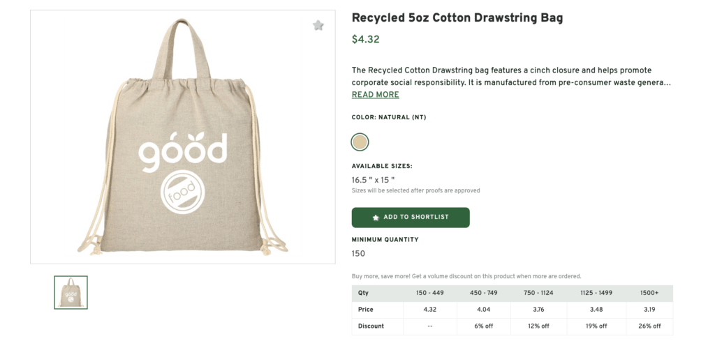 Recycled Cotton Tote