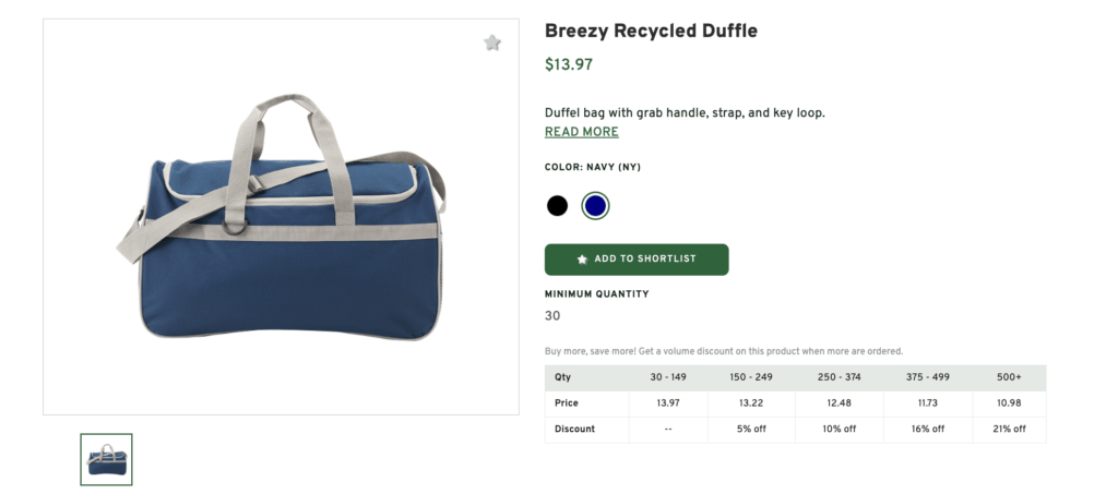 Breezy Recycled Duffle