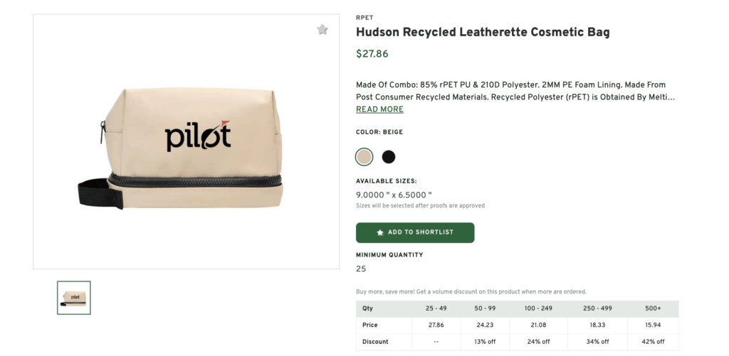 Beauty Deluxe Cosmetics Bag