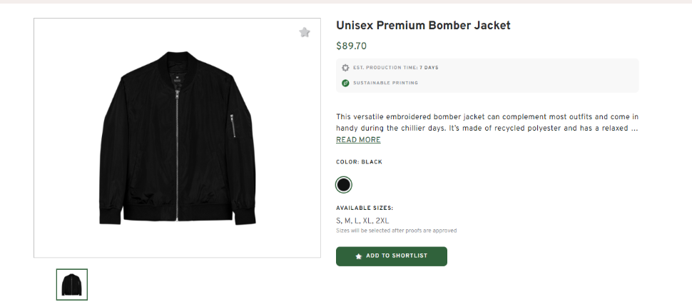 Unisex Premium Bomber Jacket