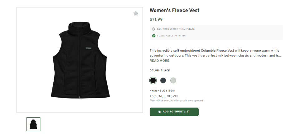 Women's Fleece Vest