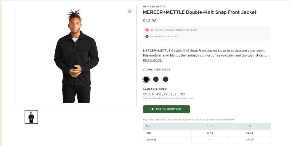 MERCER+METTLE Double-Knit Snap Front Jacket