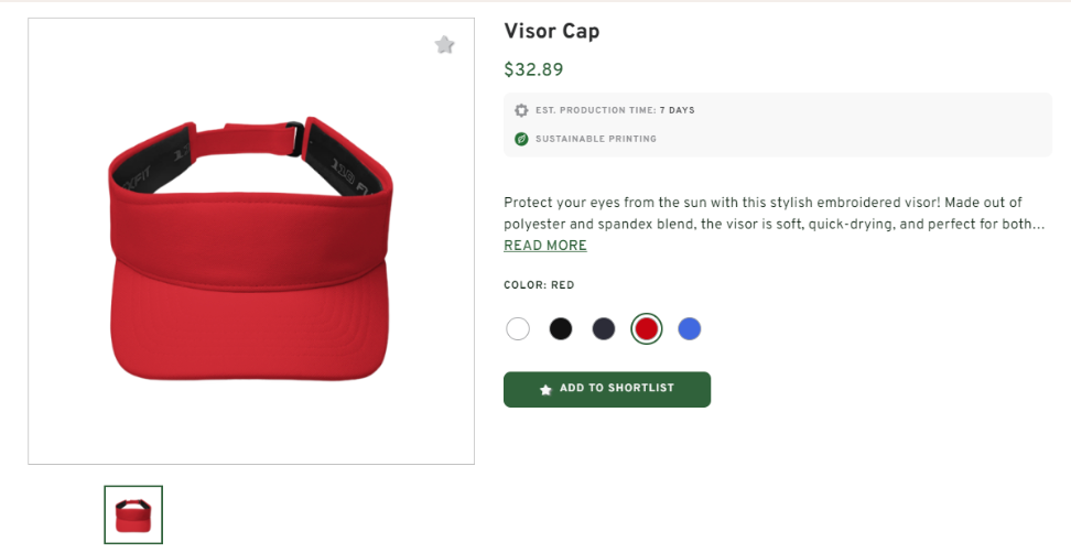 Visor Cap