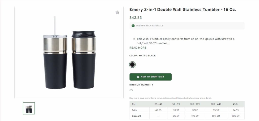 Double Wall Stainless Tumbler