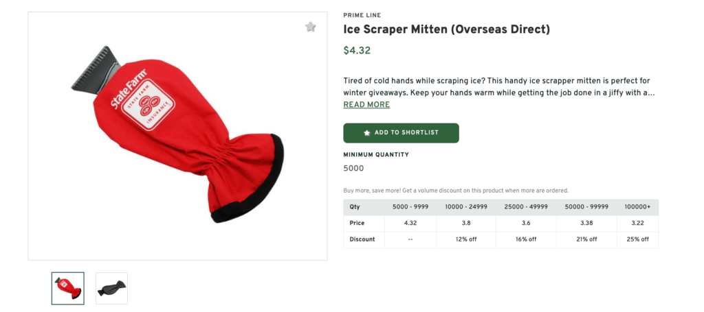 Ice Scraper Mitten