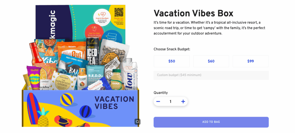Vacation Vibes Snacks Box