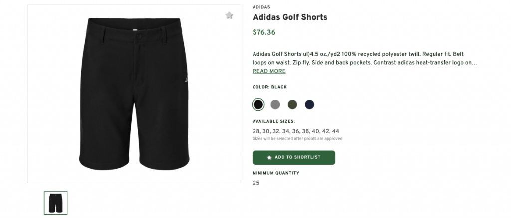 Adidas Golf Shorts