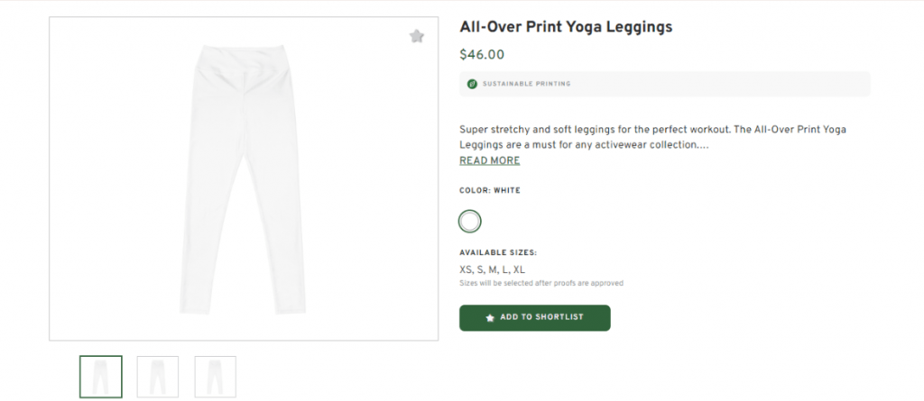 All-Over Print Yoga Leggings