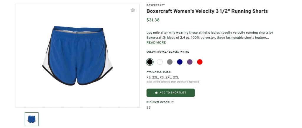 Boxercraft Women's Running Shorts