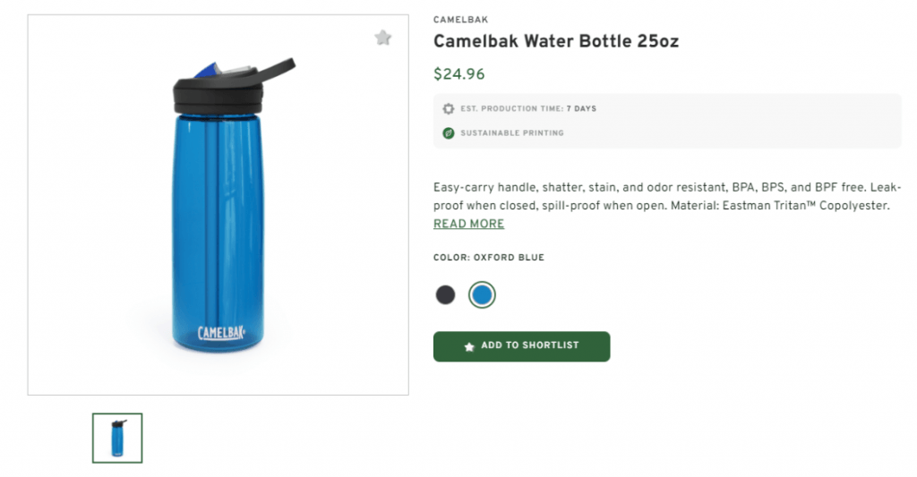 Camelbak Water Bottle