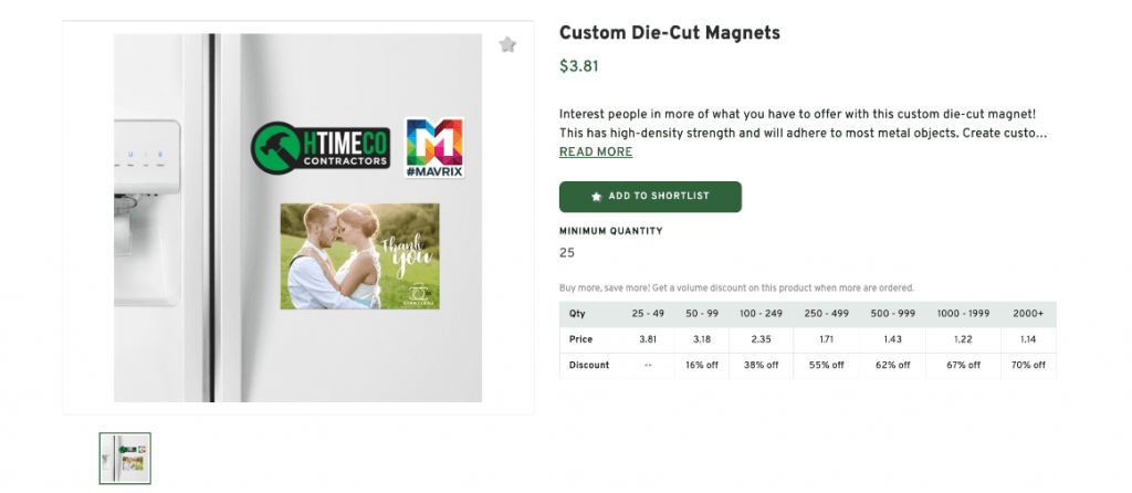 Custom Die-Cut Magnets