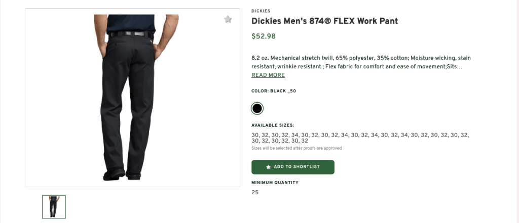 Dickies Men's Work Pant