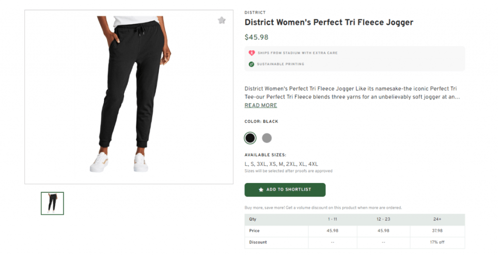 District Women's Fleece Jogger
