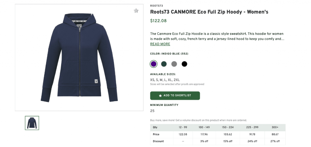 Eco Full Zip Hoody - Women's