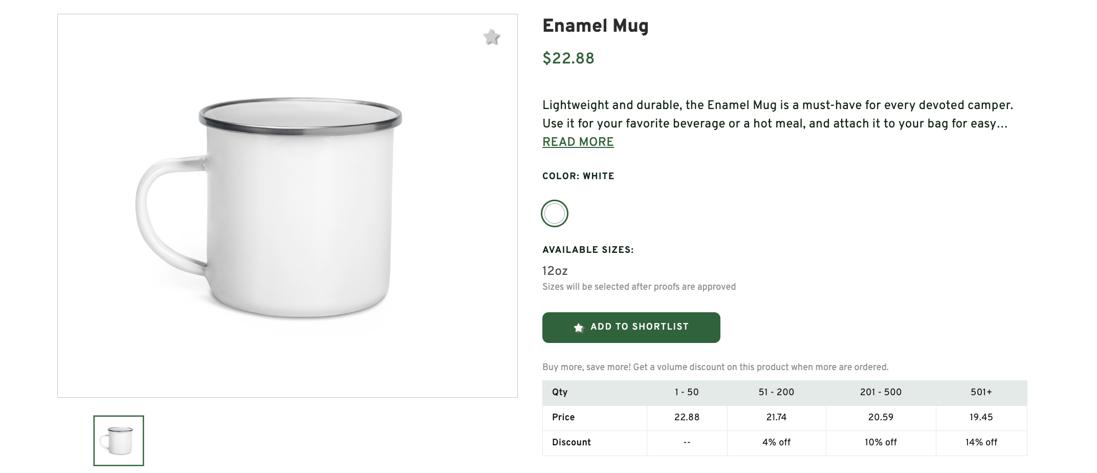 Enamel Mug