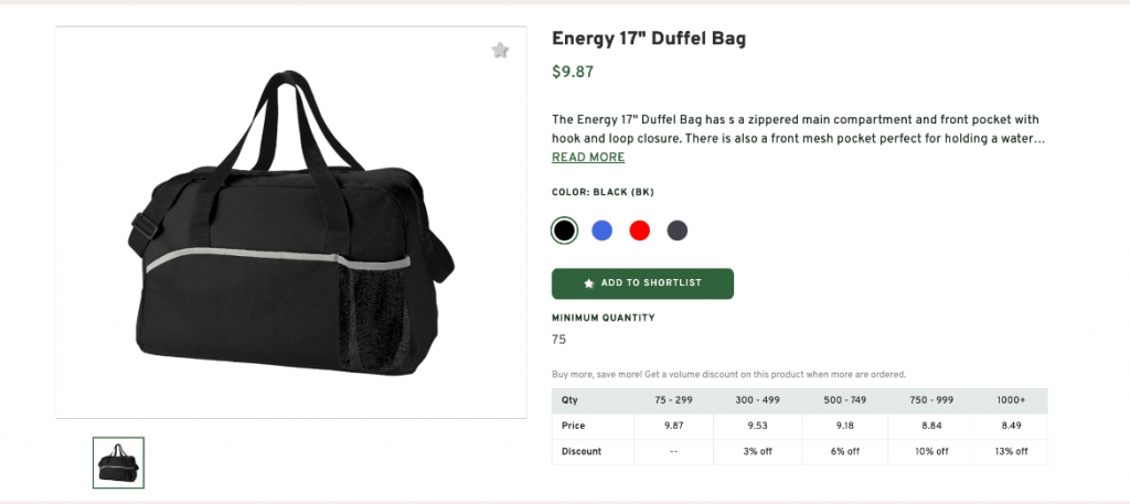 Energy 17" Duffel Bag