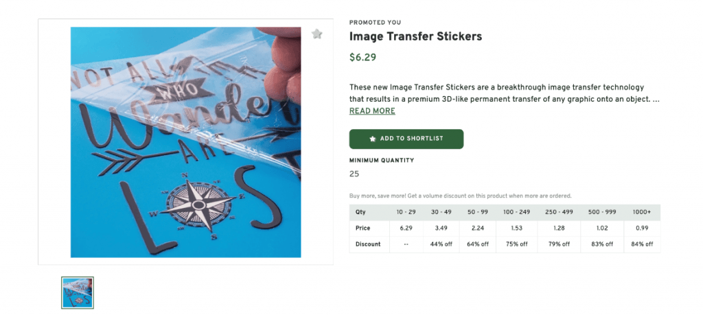 Image Transfer Stickers
