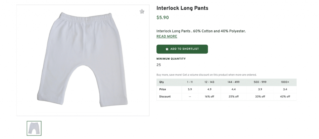 Interlock Long Pants