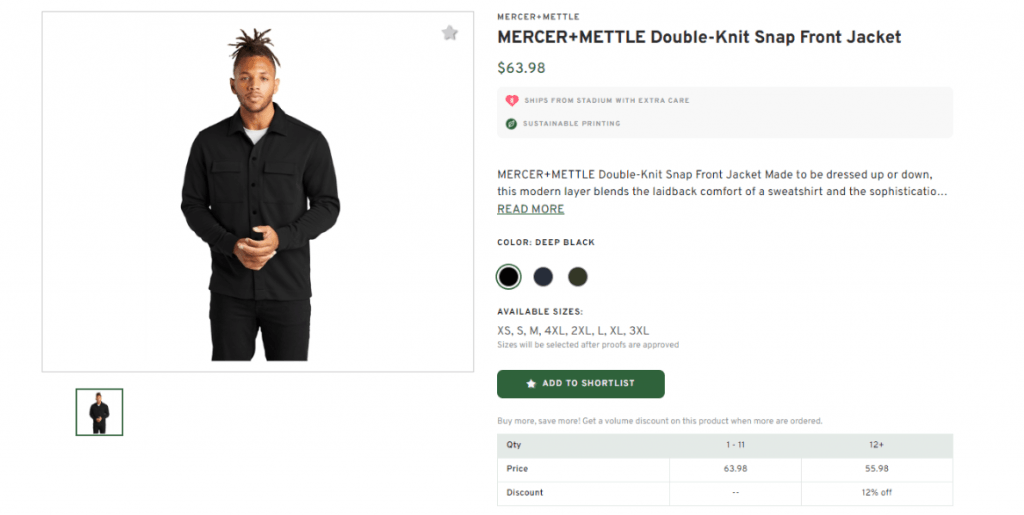 MERCER+METTLE Double-Knit Snap Front Jacket