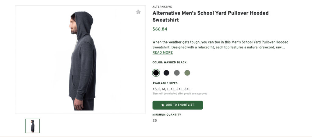 Men's School Yard Pullover Hooded Sweatshirt