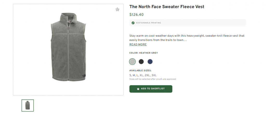 North Face Sweater Fleece Vest