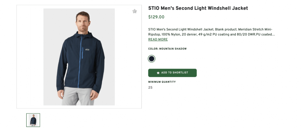 STIO Men's Second Light Windshell Jacket