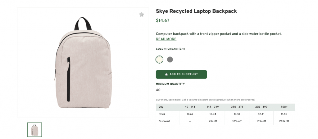 Skye Recycled Laptop Backpack