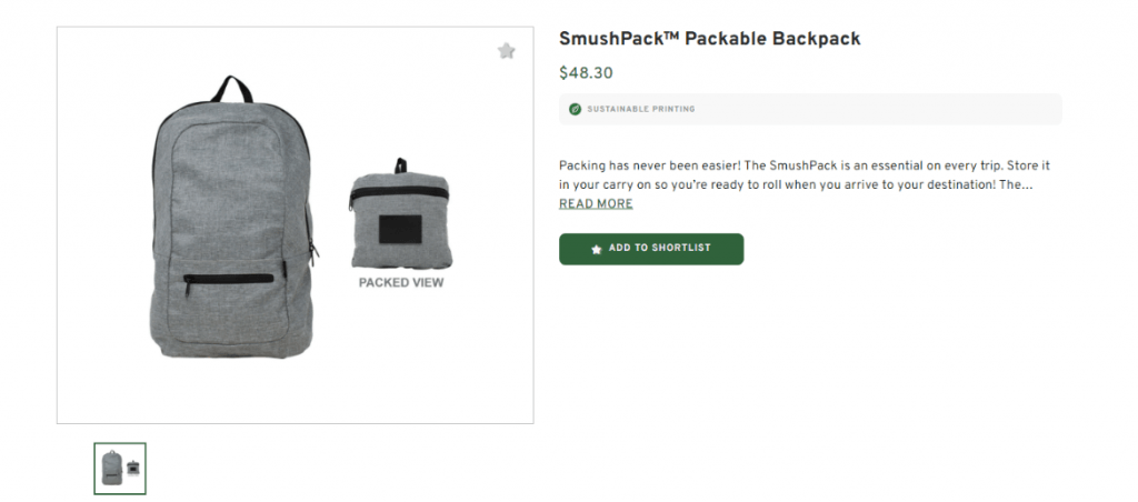 SmushPack Packable Backpack