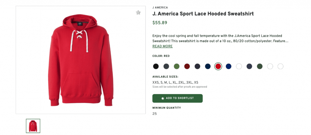 Sport Lace Hooded Sweatshirt