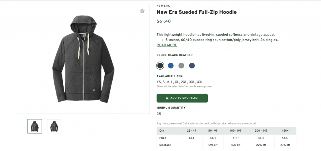 Sueded Full-Zip Hoodie