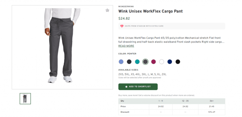 Wink Unisex Cargo Pant
