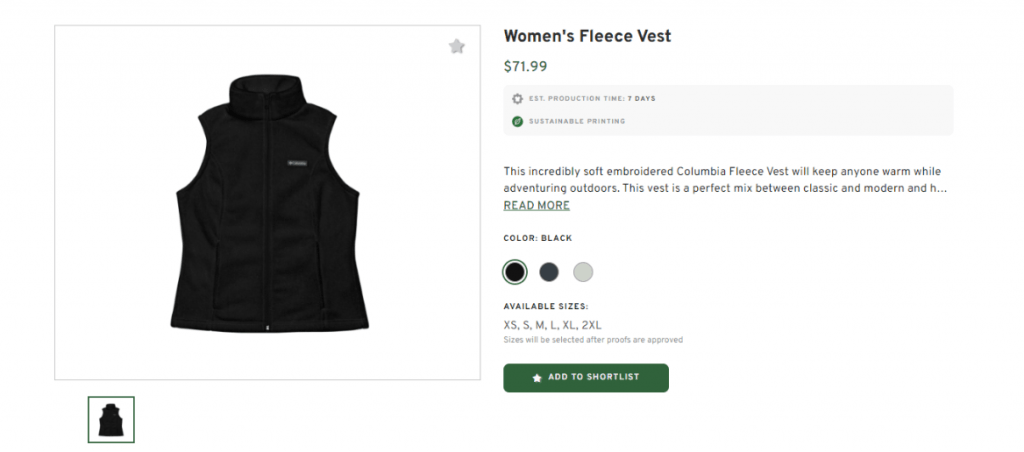 Women's Fleece Vest