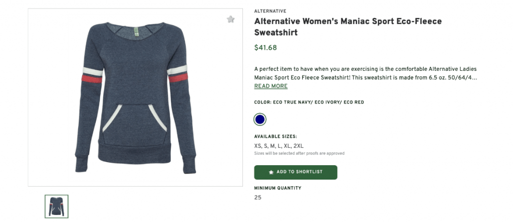 Women's Sport Eco-Fleece Sweatshirt