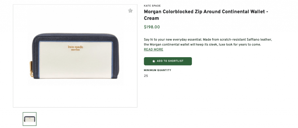 Zip Around Continental Wallet - Cream