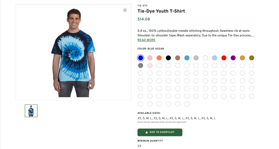 Tie-Dye Youth T-Shirt
