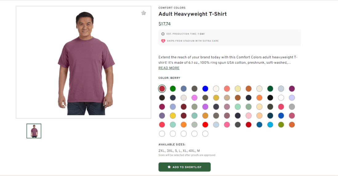 Adult Heavyweight T-Shirt