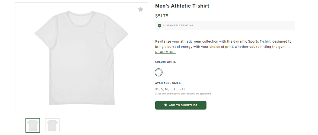 Men's Athletic T-shirt