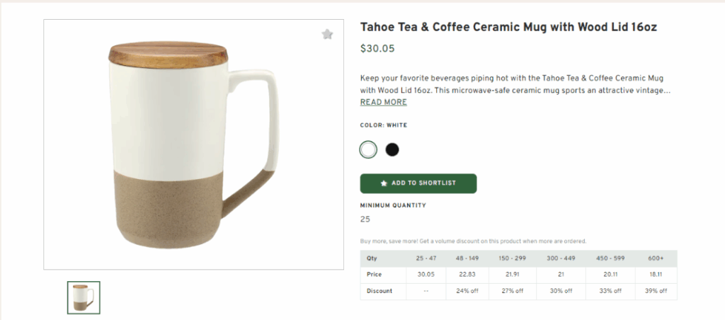 Tahoe Tea & Coffee Ceramic Mug