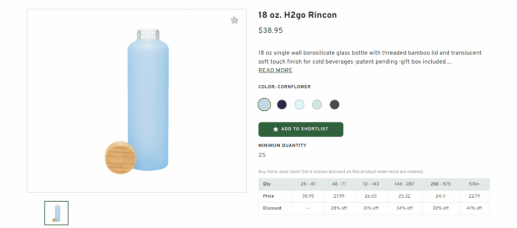 H2go Rincon Bottle