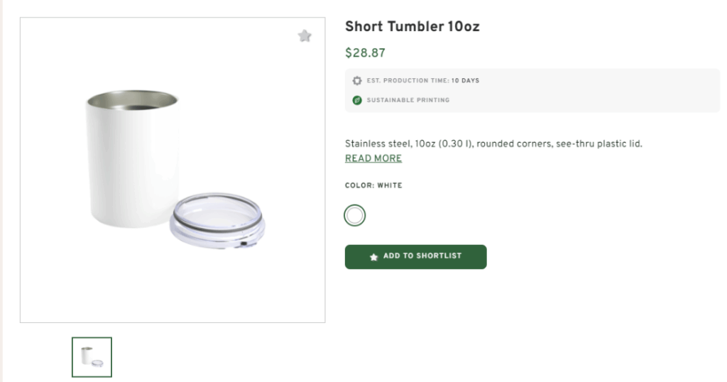 Short Tumbler (10oz)