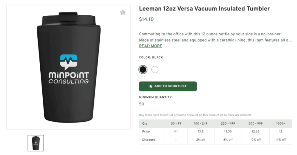 Leeman Versa Insulated Tumbler (12oz)