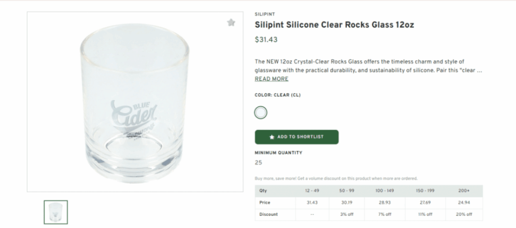 Silipint Rocks Glass