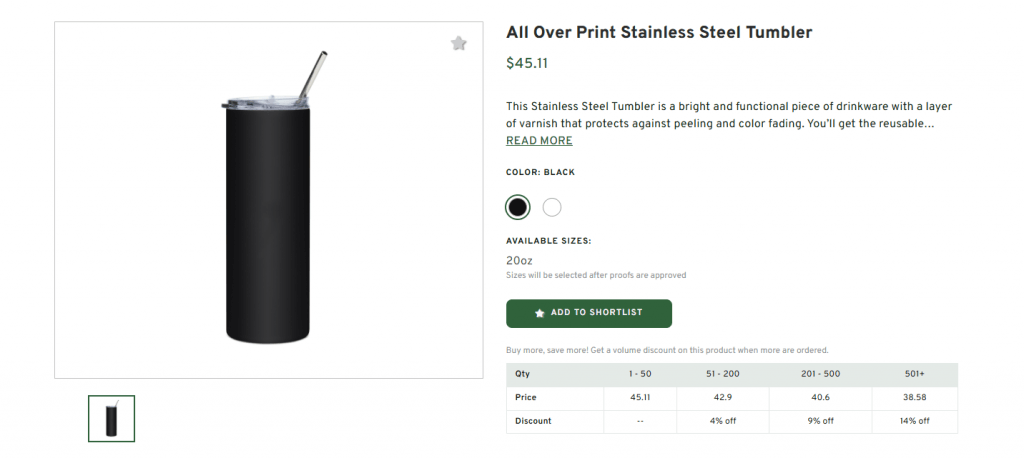 All Over Print Stainless Steel Tumbler
$45.11