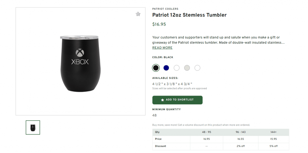 Patriot 12oz Stemless Tumbler
$16.95