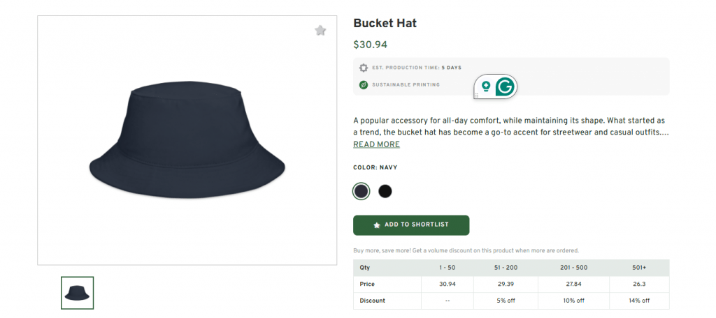 Bucket Swag Hat
$30.94